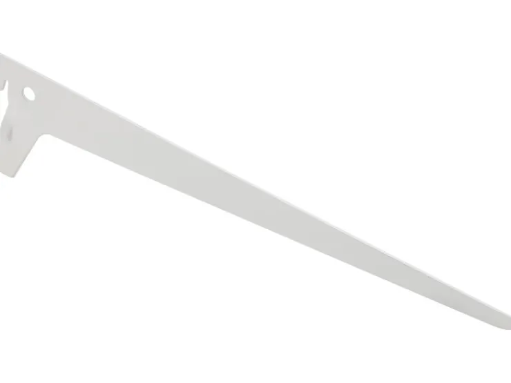 Metall-Winkelträger 1-reihig 30 cm Weiß