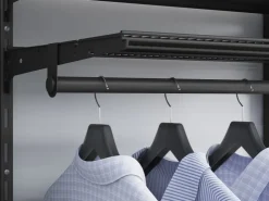 Metall-Winkelträger 1-reihig 40 cm Schwarz* Wandregale|Regale Schwarz