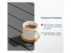 MeXo Gartenmöbel Set aus Aluminium Loungeset für 5 Personen* Kissenbezüge