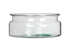 Mica Decorations Glasschüssel Mathew 10 cm x Ø 24 cm Transparent