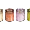 Mica Decorations Kerzen Citronella Braun Grün Lila Hellbraun Ø10 cm Farbsortiert* Kerzen|Insektenschutz