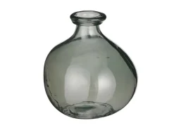 MICA Decorations Pinto Vase Petrol H 18 cm x Ø 16 cm