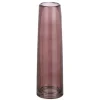 Mica Decorations Vase Glas Xandra 23,5 cm x Ø 7 cm Dunkelbraun* Kunstpflanzen|Vasen