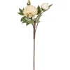 Mica Decorations Zweig Peonie 65 cm Gelb