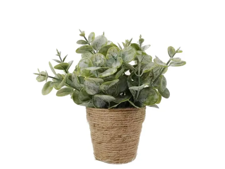 MICA Kunstpflanze Eucalyptus in Topf 20 cm x Ø 15 cm Grün* Kunstpflanzen