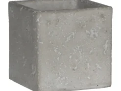 Mica Pflanzgefäß Jimmy 10 cm x 10 cm Hellgrau* Wandregale|Sideboards
