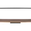 Mirrors & More Metall-Wandregal Becky mit LED-Stripe 10,5 W 30 x 90 x 30 cm
