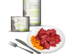 Mjamjam Nassfutter Leckeres Rind an Gedämpftem Kürbis 400 g* Katzenbedarf