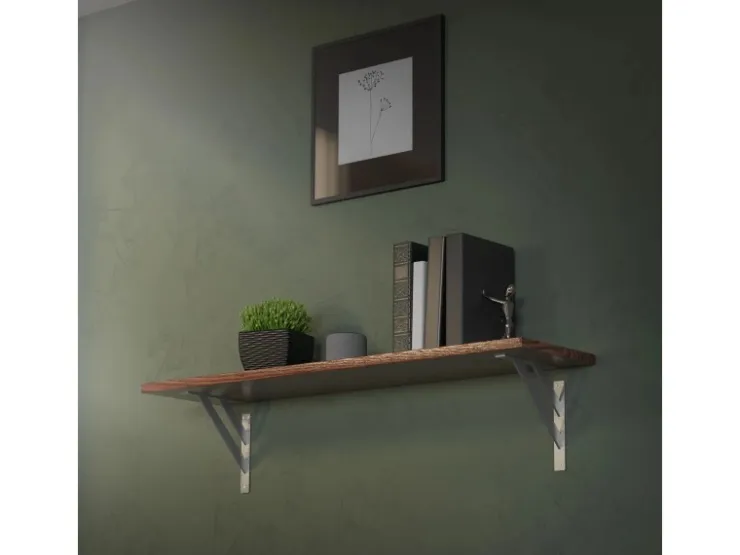 ML-Design 2 Stück Regalhalterung 24x24mm Aluminium Schwebende Regalwinkel