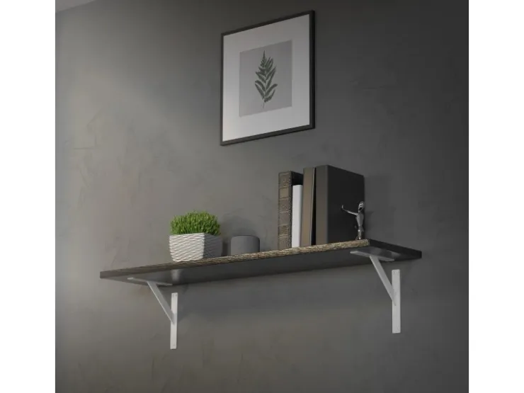 ML-Design 2 Stück Regalhalterung 240x240mm Aluminium Schwebende Regalwinkel* Schweberegale