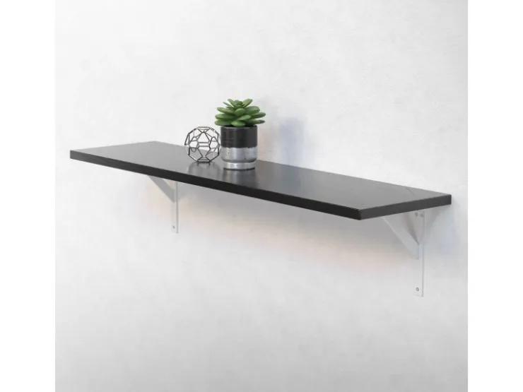 ML-Design 2 Stück Regalhalterung 240x240mm Aluminium Schwebende Regalwinkel* Schweberegale