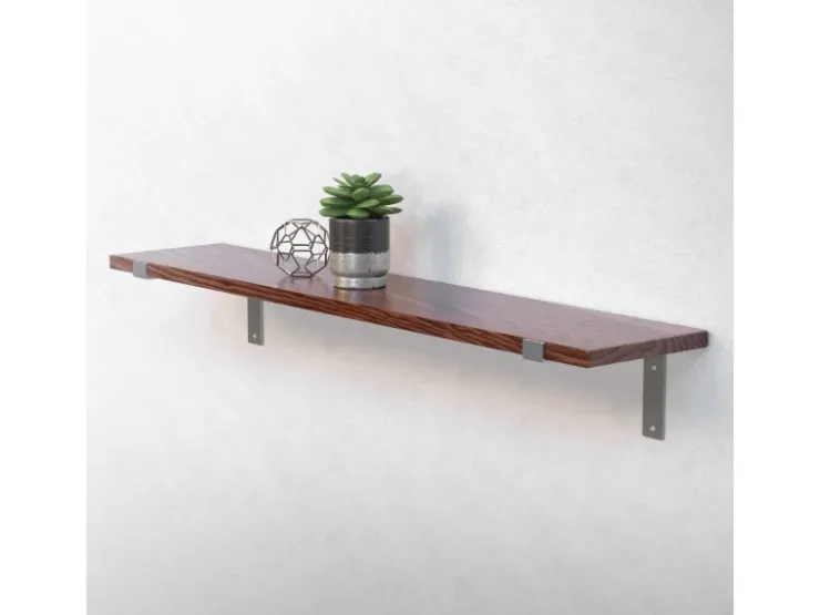 ML-Design 2 Stück Regalhalterung 25x4x14,5 cm aus Metall 10 Zoll L-Form* Schweberegale