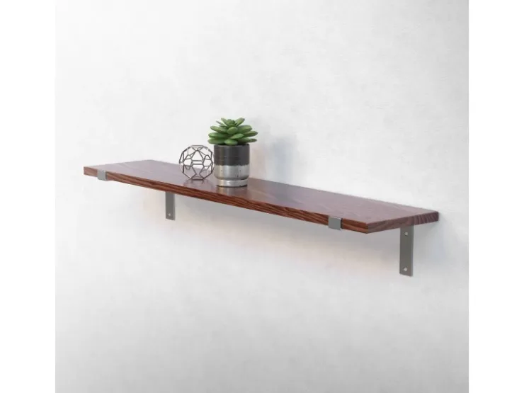 ML-Design 2 Stück Regalhalterung 25x4x14,5 cm aus Metall 10 Zoll L-Form* Schweberegale