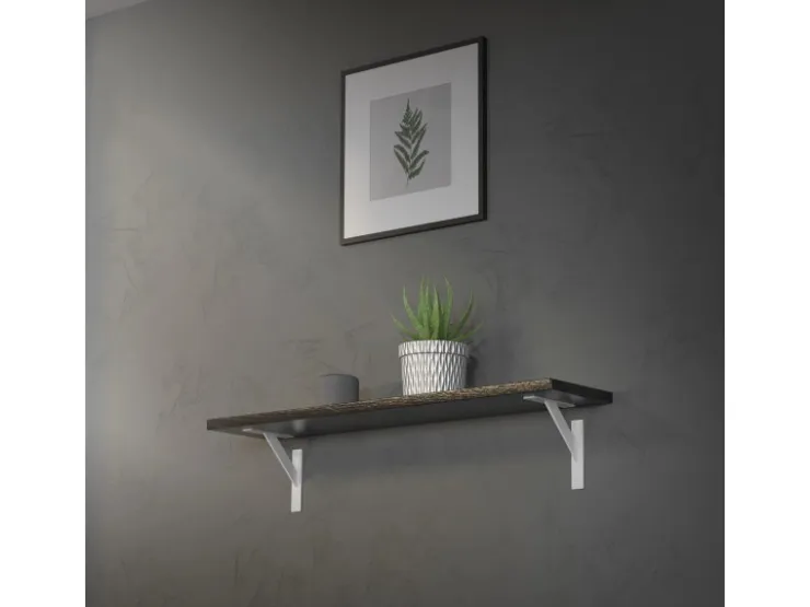 ML-Design 2 Stück Regalhalterung 180x180mm Aluminium Schwebende Regalwinkel* Schweberegale