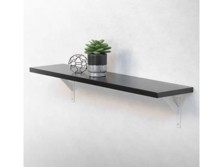 ML-Design 2 Stück Regalhalterung 180x180mm Aluminium Schwebende Regalwinkel* Schweberegale