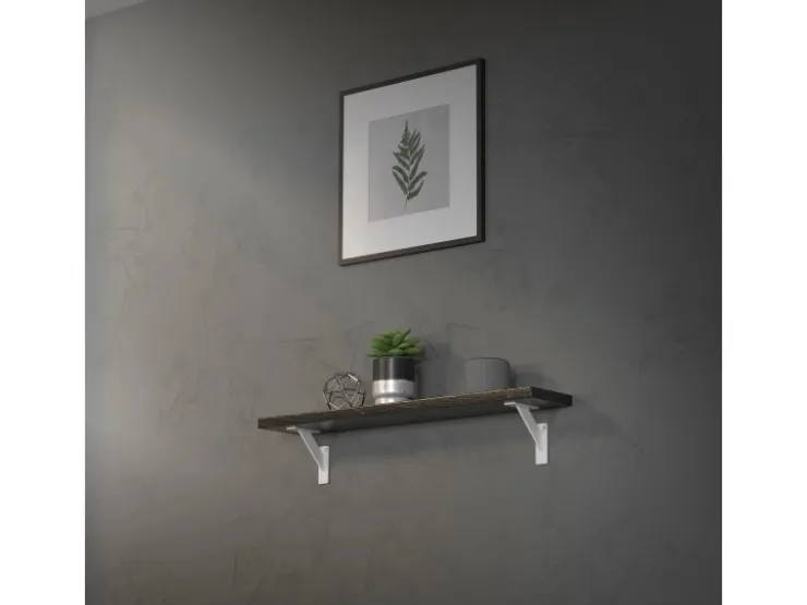 ML-Design 2 Stück Regalhalterung 120x120mm Aluminium Schwebende Regalwinkel