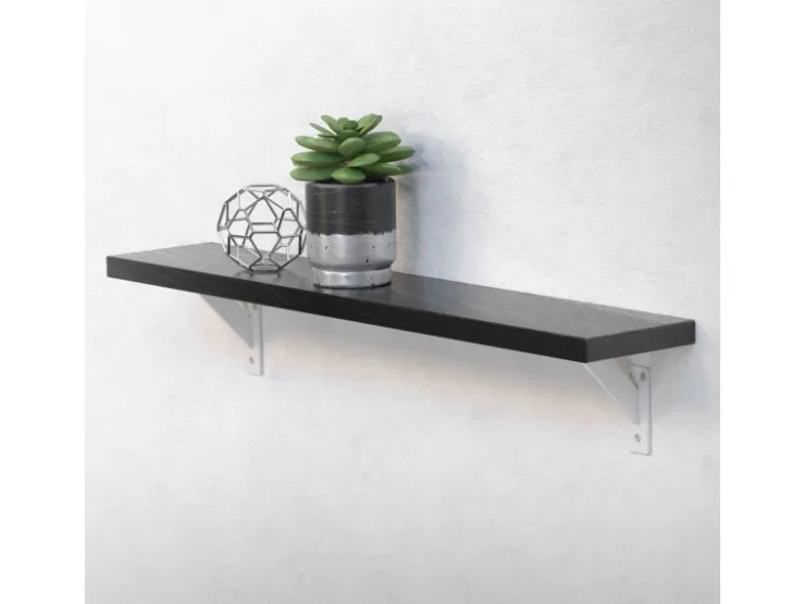ML-Design 2 Stück Regalhalterung 120x120mm Aluminium Schwebende Regalwinkel