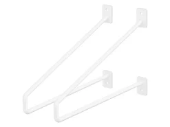 ML-Design 2 Stück Regalhalterung 265 mm aus Stahl Haarnadel Regalwinkel