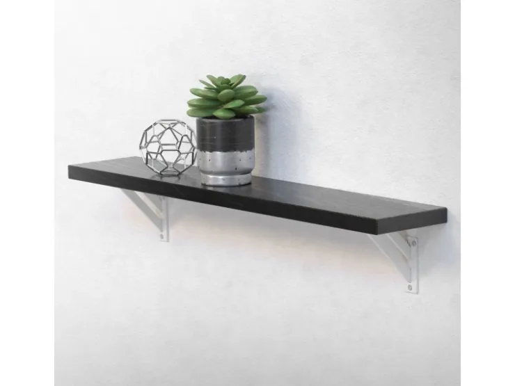 ML-Design 2 Stück Regalhalterung 12x12 cm Aluminium Schwebende Regalwinkel* Schweberegale
