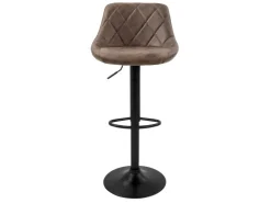 ML-Design Barhocker 4Er Set aus Kunstleder Braun Gepolsterter Stuhl* Stühle|Hocker