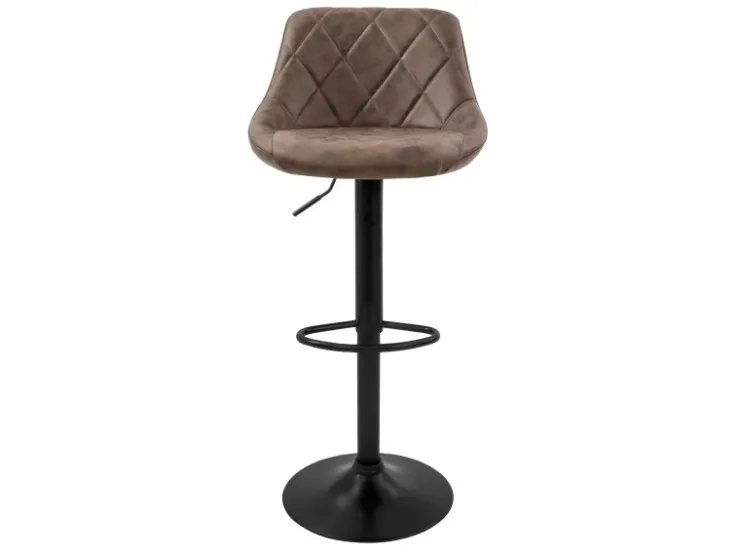 ML-Design Barhocker 4Er Set aus Kunstleder Braun Gepolsterter Stuhl* Stühle|Hocker