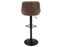 ML-Design Barhocker 4Er Set aus Kunstleder Braun Gepolsterter Stuhl* Stühle|Hocker