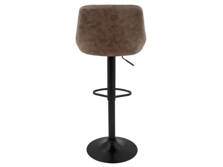ML-Design Barhocker 4Er Set aus Kunstleder Braun Gepolsterter Stuhl* Stühle|Hocker
