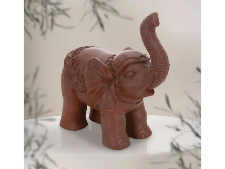 ML-Design Deko Figur Elefant Braun 36x19x39cm Orientalische Finish Innen & Außen* Dekorative Figuren