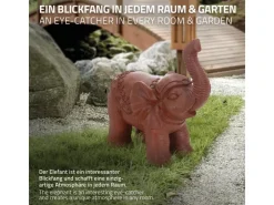 ML-Design Deko Figur Elefant Braun 36x19x39cm Orientalische Finish Innen & Außen* Dekorative Figuren