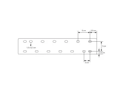 ML-Design 2Er Set Tischkufen 80GRAD Neigung 40 x 43 cm Industrial 8x2 cm