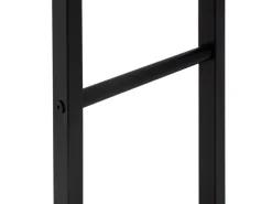 ML-Design Kaminholzregal 40x150x25 cm Rechteckig Schwarz Metall Innen/Außen