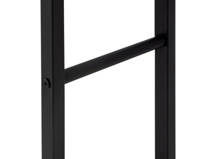 ML-Design Kaminholzregal 80x150x25 cm Rechteckig Schwarz Metall Innen/Außen