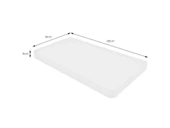 ML-Design Kinderbett Tipi 90x200cm Natur mit Matratze H16cm Lattenrost* Betten