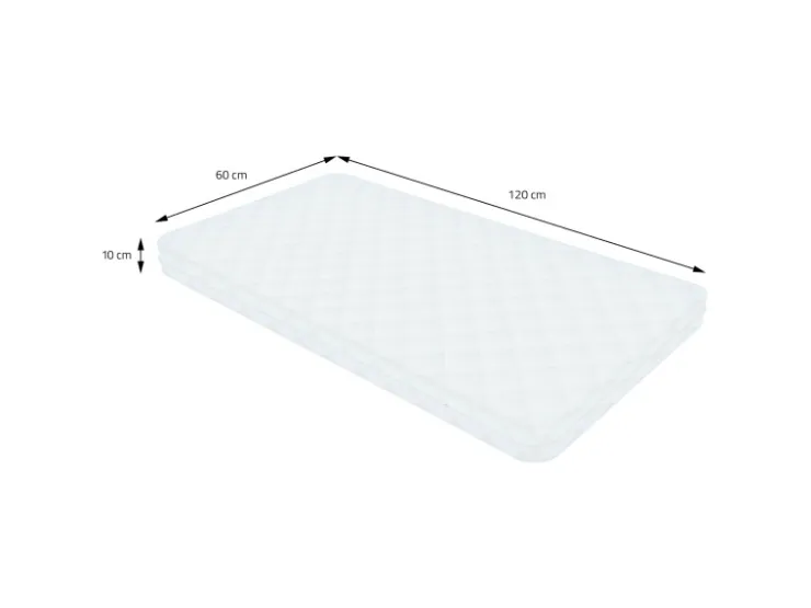ML-Design Kindermatratze 60 x 120 x 10 cm Schadstoffgeprüft für Baby Junior
