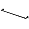 ML-Design Kleiderstange Rechteck für Wand T12cmxB110cm Schwarz aus Stahl U-Form* Garderoben