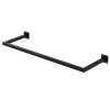 ML-Design Kleiderstange Rechteck die Wand T30cm x B90cm Schwarz aus Stahl U-Form