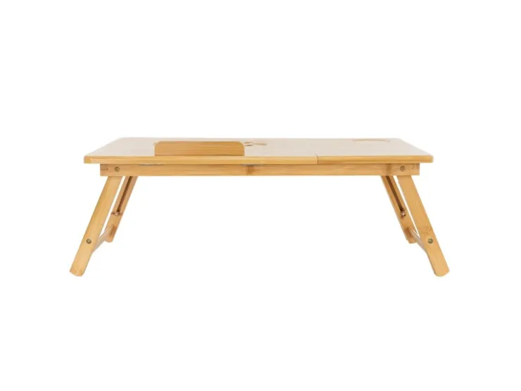 ML-Design Laptoptisch aus Bambus fürs Sofa Höhenverstellbar Klappbar