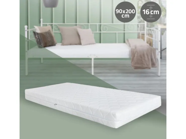 ML-Design Matratze 90 x 200 x 16 cm Orthopädische 7-Zonen Kaltschaummatratze* Betten