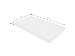 ML-Design Matratze 90 x 200 x 16 cm Orthopädische 7-Zonen Kaltschaummatratze* Betten