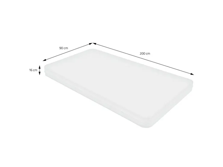 ML-Design Matratze 90 x 200 x 16 cm Orthopädische 7-Zonen Kaltschaummatratze* Betten