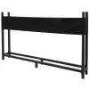 ML-Design Metall Kaminholzregal mit Abdeckung 200x25x115 cm Anthrazit Stahl* Weitere Regale