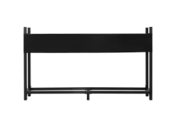 ML-Design Metall Kaminholzregal mit Abdeckung 200x25x115 cm Anthrazit Stahl* Weitere Regale