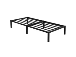ML-Design Metallbett 90x200cm auf Stahlrahmen mit Lattenrost Bettgestell