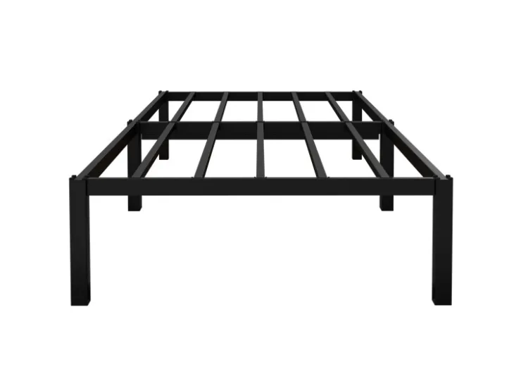 ML-Design Metallbett 90x200cm auf Stahlrahmen mit Lattenrost Bettgestell