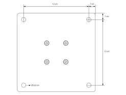 ML-Design Tischbeine 4Er Set I-Design H30 cm Stahl 8x8 cm* Tische