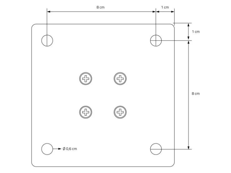 ML-Design Tischbeine 4Er Set I-96GRAD H30 cm Stahl 4x4cm* Tische|Sitzbänke