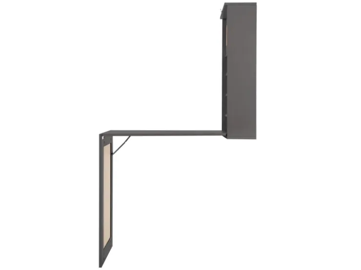ML-Design Wandtisch Klappbar Schreibtisch mit Tafel 8 Fächern und Pinnwand* Pinnwände