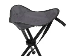 Mojawo 3-Bein Dreibeinhocker Campinghocker Anglerhocker Tragegurt Grau