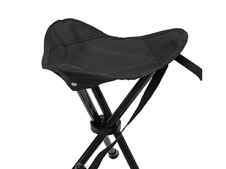 Mojawo 3-Bein Dreibeinhocker Campinghocker Anglerhocker Tragegurt schwarz* Hocker