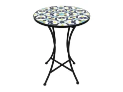 Mojawo Mosaik Mosaiktisch Gartentisch Bistrotisch Tisch 60 x 70 cm* Mosaik